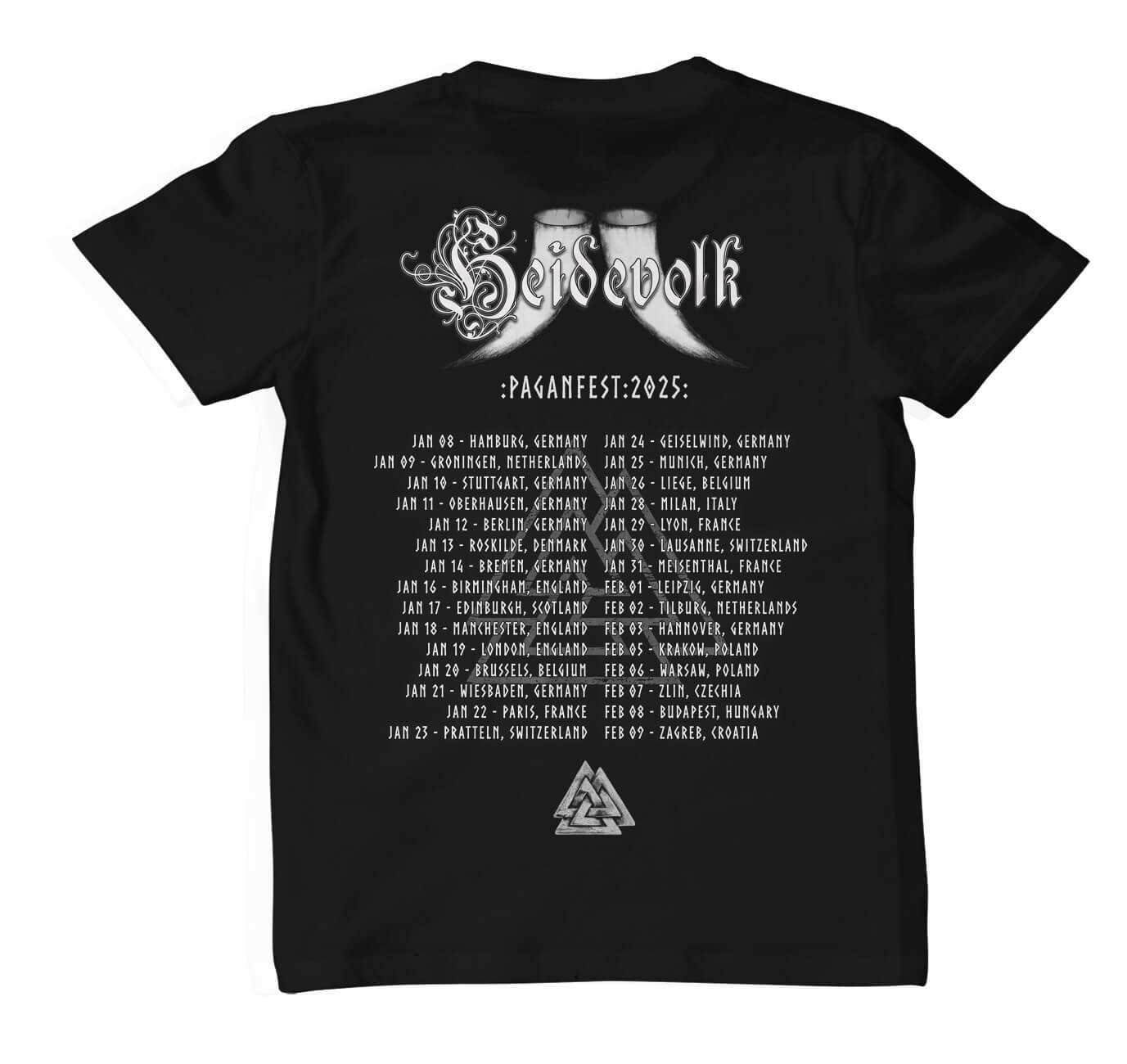 Heidevolk - Paganfest 2025 Tour Shirt