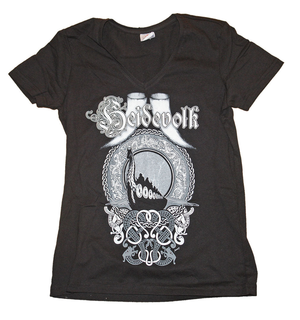 Heidevolk - Yngwaz V-Girlie Shirt