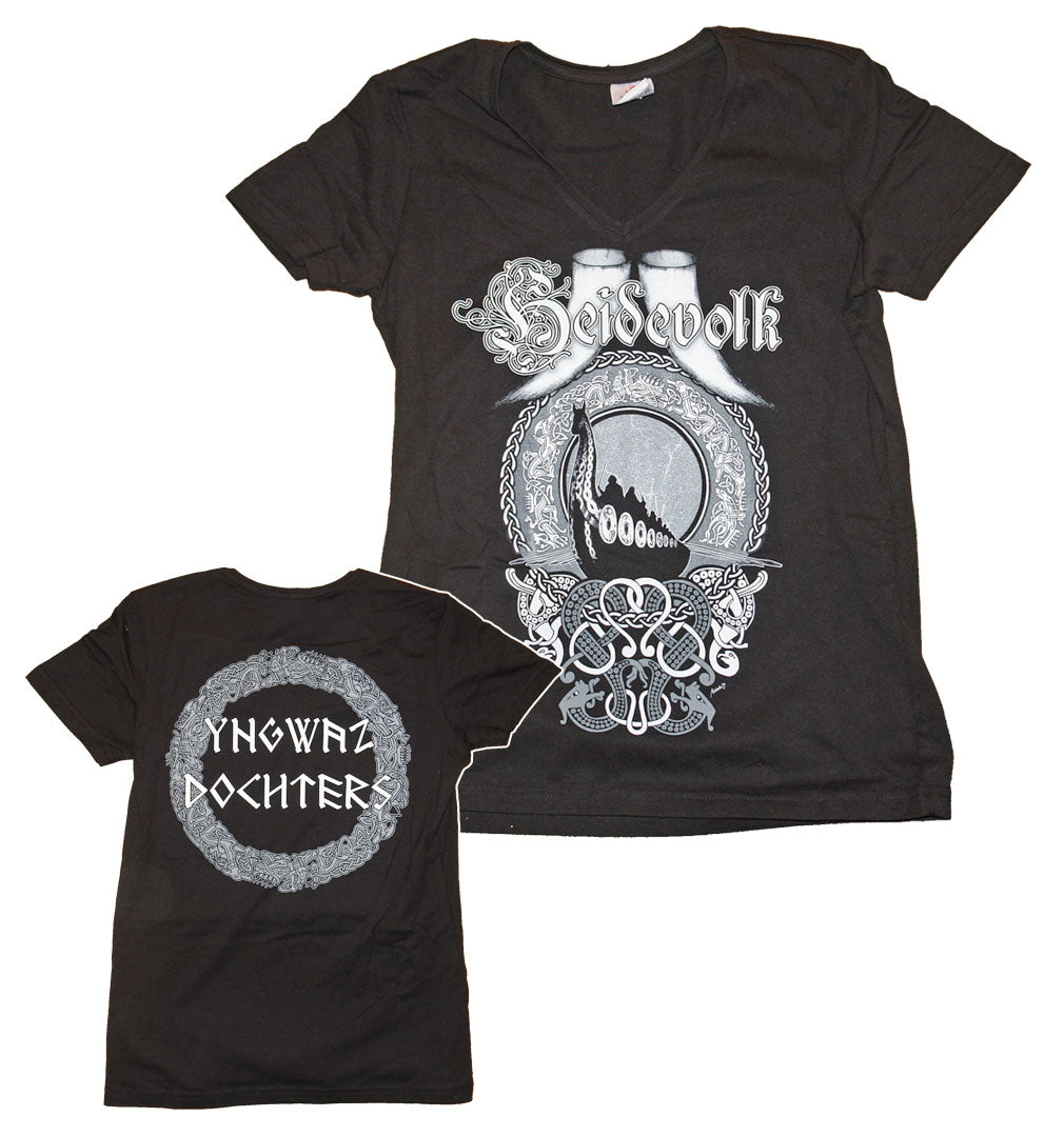 Heidevolk - Yngwaz V-Girlie Shirt