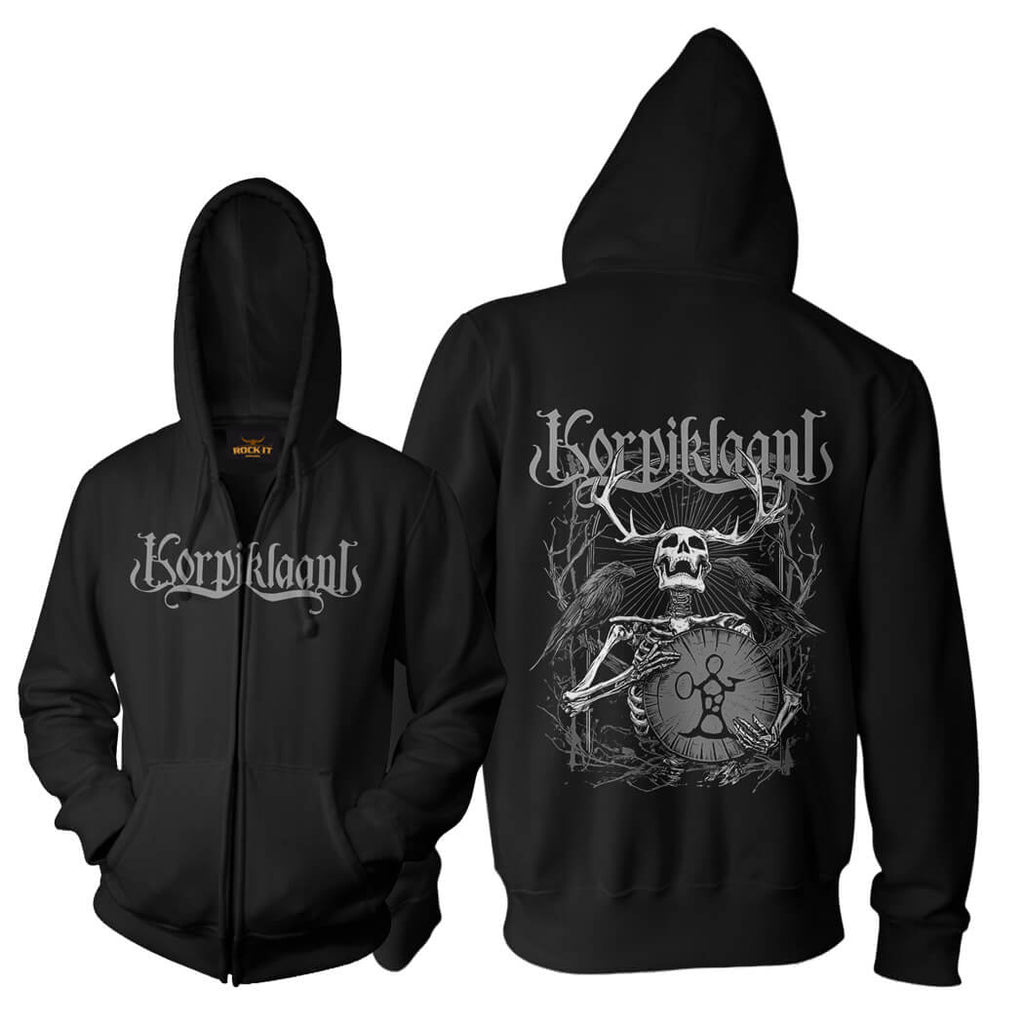Korpiklaani - Skull Shaman zipped Hoodie