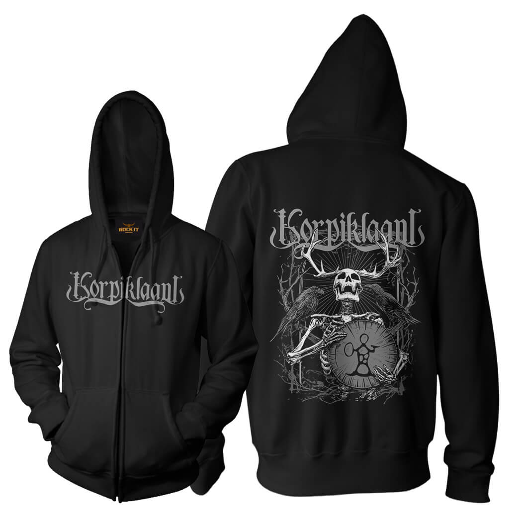 Korpiklaani - Skull Shaman Zipped Hoodie