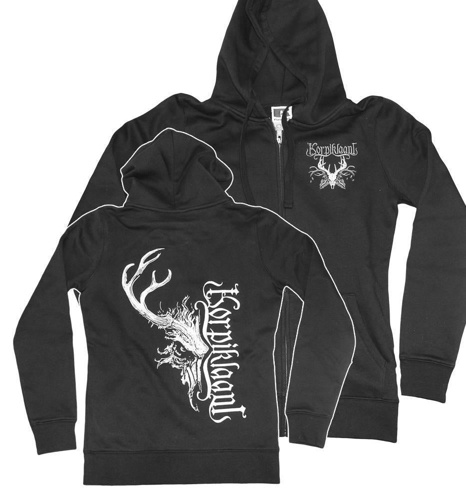 Korpiklaani - Skull Girlie Zipped Hoodie