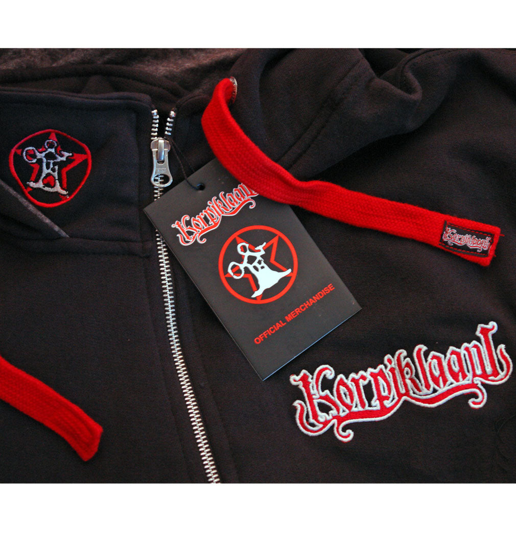 Korpiklaani - Red Logo Zipp Hoodie