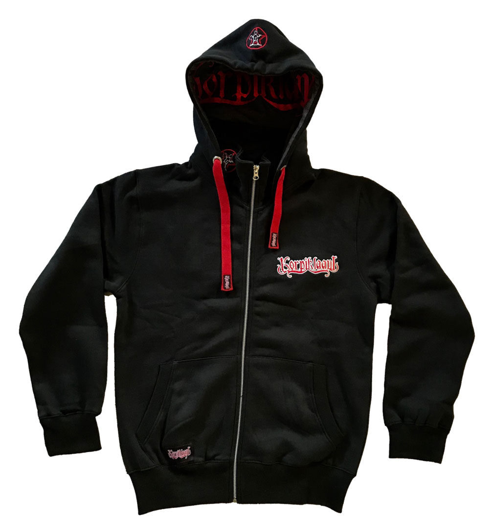Korpiklaani - Red Logo Zipp Hoodie