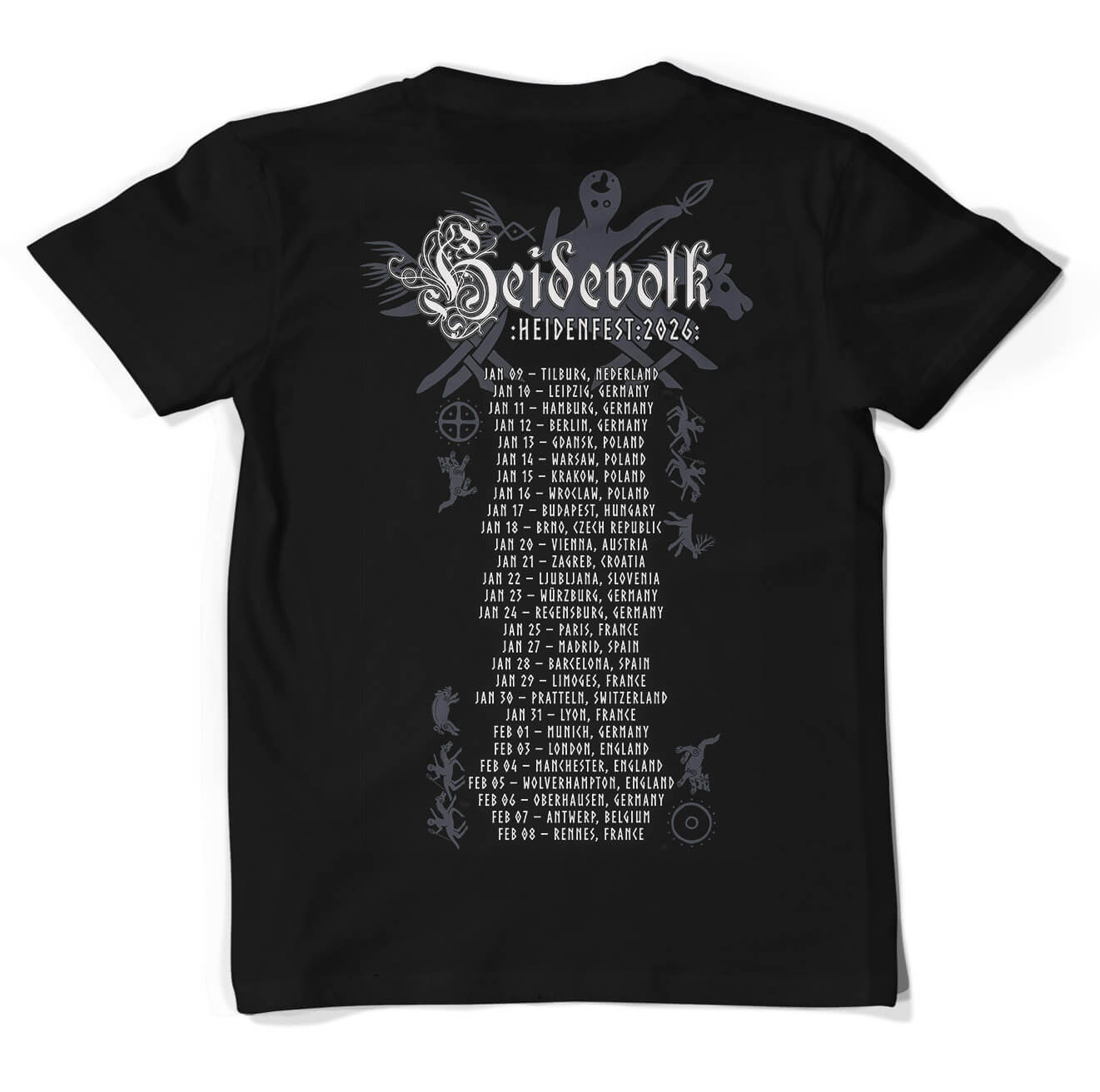 Heidevolk - Pagan Feast Tour Shirt 26