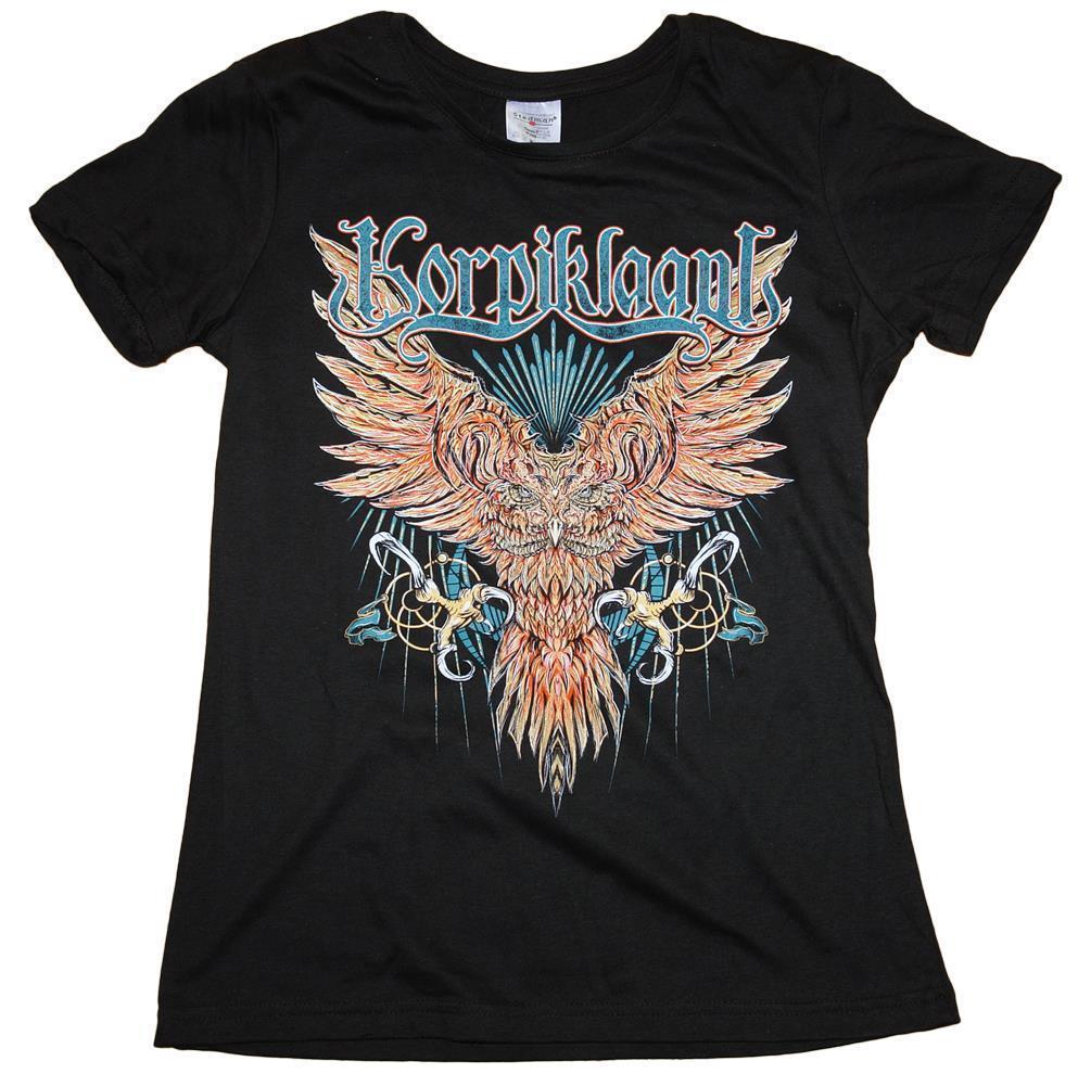 Korpiklaani - Owl Backprint Girlie T-Shirt