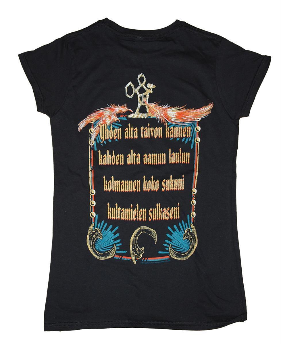 Korpiklaani - Owl Backprint Girlie T-Shirt