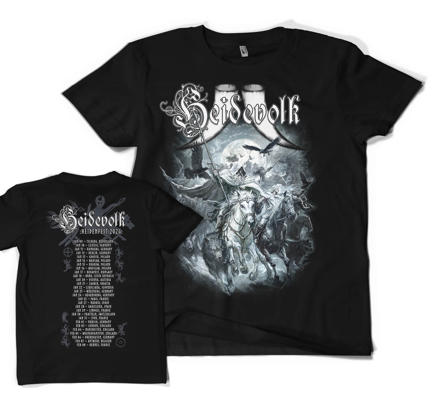 Heidevolk - Pagan Feast Tour Shirt 26