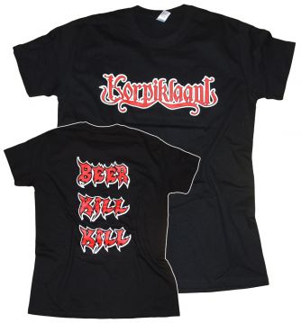 Korpiklaani - Beer Kill Kill T-Shirt XX-Large