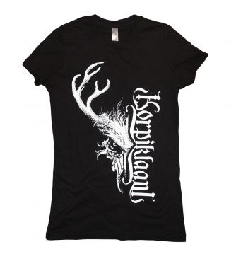 Korpiklaani - Skull Girlie T-Shirt Small