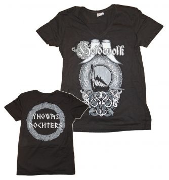 Heidevolk - Yngwaz V-Girlie Shirt Medium