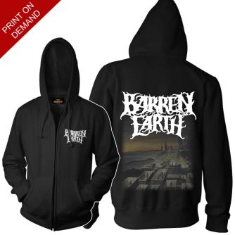 Barren Earth - Complex of Cages POD Zipped Hoodie Black 4XL