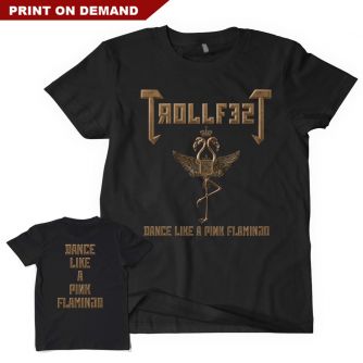 Trollfest - Flamingo POD T-Shirt Schwarz L