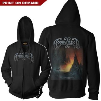 Moonsorrow - Hävitetty POD Black Zipped Hoodie S