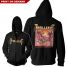 Trollfest - Flamingo Overlord Cover POD Zipped Hoodie Black L
