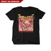 Trollfest - Flamingo Overlord Cover POD Kids Shirt Schwarz L