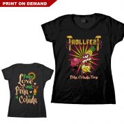 Trollfest - Pina Colada POD Girlie T-Shirt Black XL