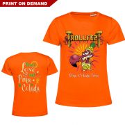 Trollfest - Pina Colada POD Girlie T-Shirt Orange S