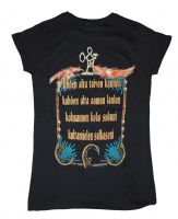 Korpiklaani - Owl backprint Girlie T-Shirt Large