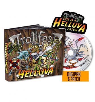 Trollfest - Helluva - CD Digi+Patch