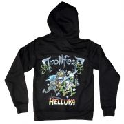 Trollfest - Helluva zipped Hoodie Medium